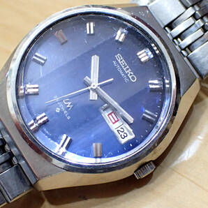 セイコー/SEIKO ロードマチック/LM ◆5606-8061 ブルーグラデーション文字盤/カットガラス メンズ 機械式自動巻き腕時計の画像1