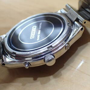 セイコー/SEIKO ◆ 7B22-0AF0 スピリット ソーラー/デイト チタン製 ◆ 青文字盤 メンズ腕時計の画像9