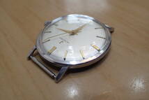 時計店在庫 スイス ジュベニア/JUVENIA ◆ ゴールドインデックス 手巻き アンティーク メンズ腕時計_画像7