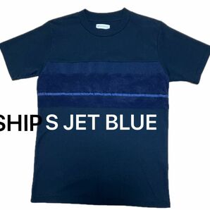 SHIPS JET BLUE Tシャツ（メンズSサイズ）ネイビー