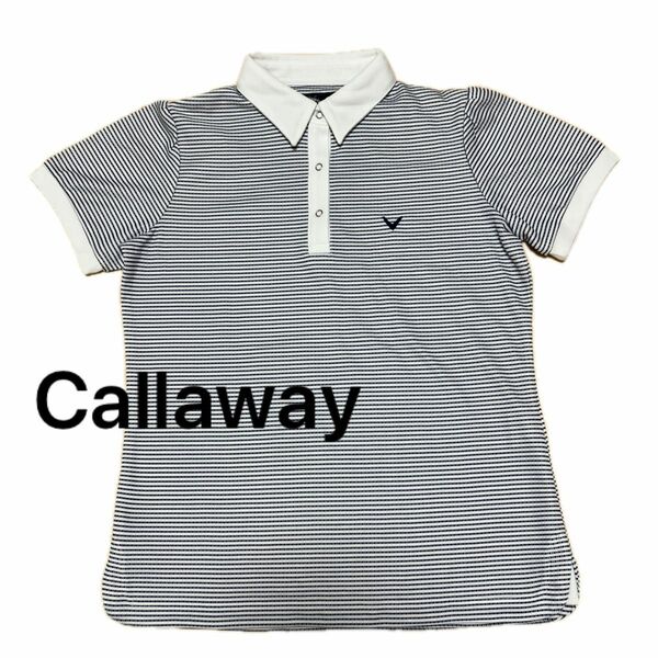 Callaway ゴルフポロシャツ（レディースSサイズ）美品　ネイビー