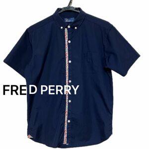 FREDPERRY ボタンダウン半袖シャツ（メンズMサイズ）美品