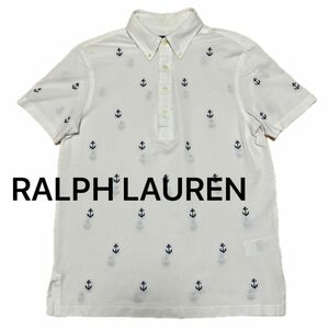 RALPH LAUREN ボタンダウンポロシャツ（メンズSサイズ）Mサイズ程度のサイズ感　美品