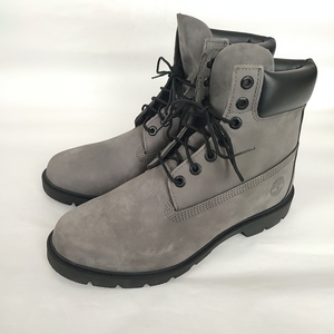 Timberland ティンバーランド ブーツ 9 27 革靴 ヌバックレザー A64YW グレー d38