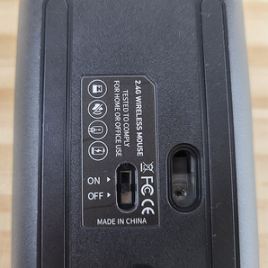 ワイヤレスマウス 3個セット USBレシーバー Bluetooth パソコン コンパクト 薄型 軽量 静音設計 充電式 携帯に便利 USB ブラックの画像5