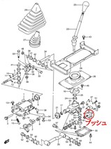 スズキJB23Wジムニー1型-4型までの前期マニュアルミッション車用 シフトマウント強化ブッシュ ステンレスナット 予防保全 操作性アップに③_画像7