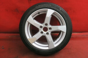 【S302】1本*アウディ A3 8V 純正 17×7.5Ｊ 5穴 PCD 112 +51 225/45R17 ミシュラン Primacy 3 2018年 送料無料 1本のみ