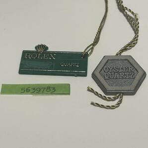 希少 レア ロレックス ROLEX オイスタークォーツ OYSTER QUARTZ タグ 付属品 ヴィンテージタグ グリーンタグ 17000 1978年 70年代の画像1