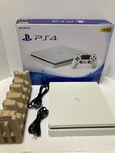 PlayStation4 CUH-2200AB02 500GB 本体 電源コード HDMIケーブル 封印シール付 簡易動作確認済 初期化済 プレステ PS ホワイト 白