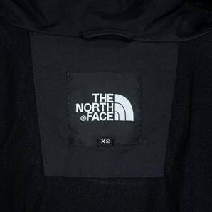 美品人気 ノースフェイス マウンテンパーカー メンズXS ブラック 透湿防水 THE NORTH FACE ナイロンジャケット マウンテンライト 黒の画像10