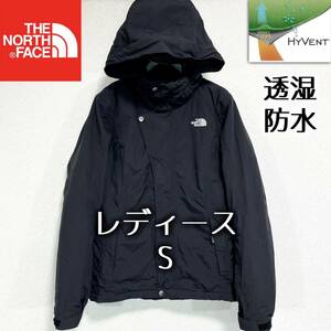 美品人気 ノースフェイス マウンテンパーカー レディースS 透湿防水 フード着脱 中綿 THE NORTH FACE ナイロンジャケット マウンテンライト