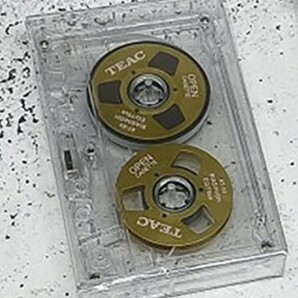 【未使用】カセットテープ５５分(ケース付) オープンリールタイプ ずとまよ ノーマルポジション ティアック タイプ ゴールドの画像2