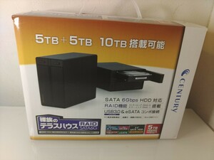 裸族のテラスハウス RAID SATA6G (CRTS35EU3RS6G) センチュリー century