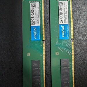 Crucial クルーシャル DDR4-3200 メモリ 8GB 2枚セット　動作確認済 Crucial メモリ