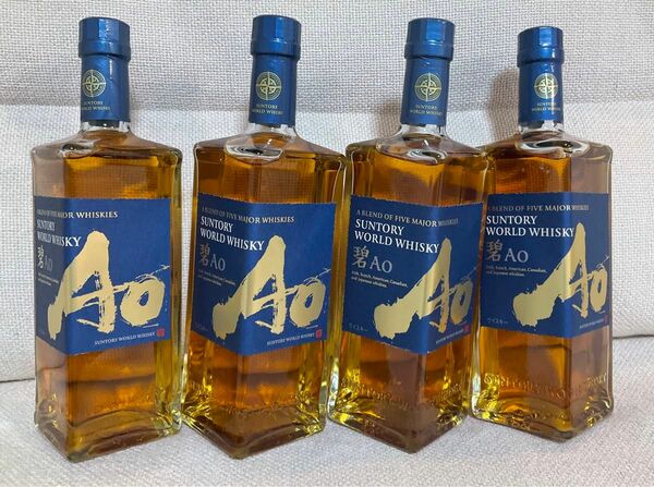 SUNTORY WHISKY 碧 Ao 700ml 4本セット 新品・未開封品 碧 Ao サントリー ウイスキー