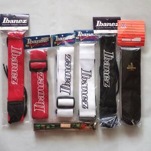  guitar strap / IBANEZ Ibanez 5 point KINDYKE other 2 point total 7 point unused goods guitar for strap iba needs 