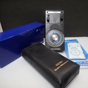 SEIKO Seiko quartz metronome SQM-359 box owner manual operation goods 