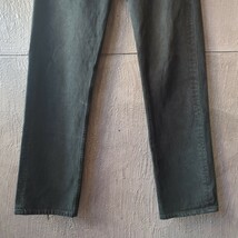 90s Vintage Levi'sリーバイス501 染め加工 ブラック デニムパンツ W32 メンズ レディース 黒 後染め ジーンズ ジーパン ボトムス_画像3