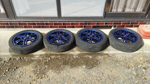 三菱アイ用アルミホイール ヨコハマブルーアースイボ跡あり　175/55R15　145/65R15　１５インチ　5ｊ-35　4ｊ-35