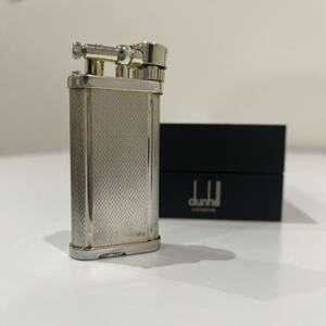 【dunhill】 ダンヒル ガスライター ユニーク ハンマー式 シルバー 喫煙具 ライター 中古 ※着火確認していません