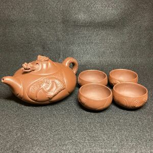 中国 朱泥 急須 茶器 茶道具 2