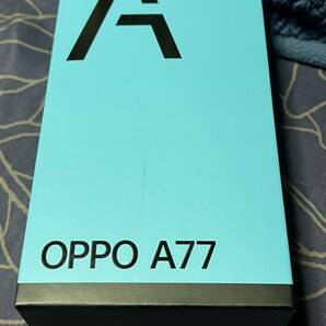 OPPO A77 128GB ブルー 美品 SIMロックフリーの画像1