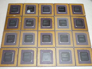 金 再生 ゴールド Intel PENTIUM 計20個 錬金 都市鉱山 纏めて 綺麗。
