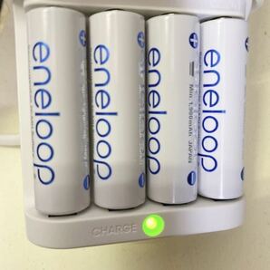  SANYO 充電式ニッケル水素電池 eneloop エネループ 充電器セット N-TGNO112BST サンヨー くり返し使える電池 電池スペーサー単一 単二の画像5