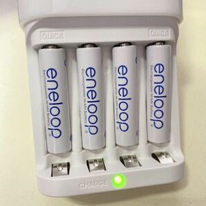  SANYO 充電式ニッケル水素電池 eneloop エネループ 充電器セット N-TGNO112BST サンヨー くり返し使える電池 電池スペーサー単一 単二の画像6