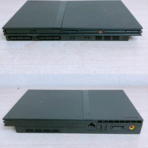 SONY PS2 本体 ブラック PlayStation2 コントローラー付 プレーステーション2 プレステ2 通電◎ ソニーゲーム機器 付属品 コードSCPH-77000の画像4