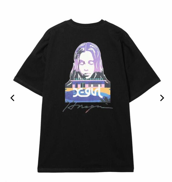 X-girl HIROSHI NAGAI FACE S/S BIG TEE DRESSエックスガール　ビッグ新品ブラック