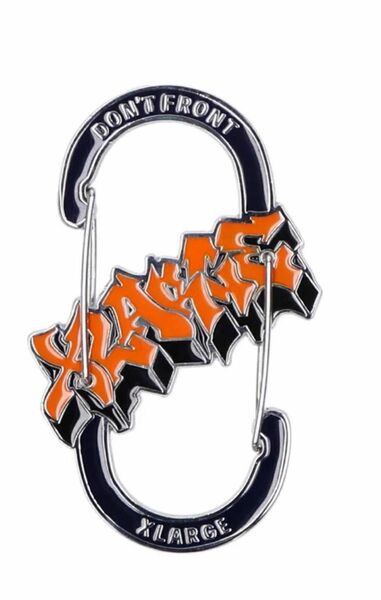 XLARGE GRAFFITI LOGO CARABINER エクストララージ カラビナ　グラフティー　新品　オレンジ