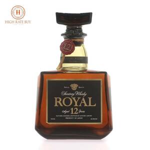 1 jpy start not yet . plug SUNTORY Suntory ROYAL royal 12 year WHISKY whisky domestic production domestic sake old sake black label 700ml 43%