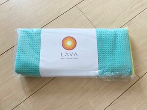 【新品未使用】LAVA ラバ　ヨガラグ　ホットヨガ　ライトグリーン