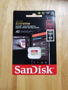 未開封 SanDisk 64GB microSDXC Extreme