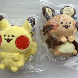 2個セット ポケモンセンター マスコット ピカチュウ デデンネ カナヘイ yurutto pikachu dedenne pokemon 2017 ぬいぐるみの画像1