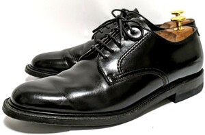 ［良品] REGAL 2504 26cmEE　ビジネスシューズ　プレーントゥ　外羽根　ブラック　高級靴　本革　レザー　フォーマル　紳士靴　送料無料！