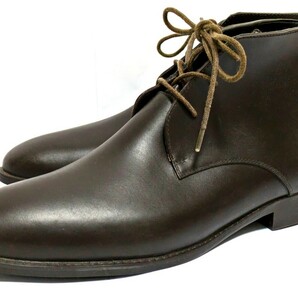 ［良品] レインシューズ　THE SUIT COMPANY M 25.5cm　ビジネスシューズ　人気ブランド　フォーマル　ブラウン　紳士靴　送料無料！