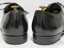 ［良品] madras 26.5cm ビジネスシューズ スワールトゥ　人気ブランド　フォーマル　ブラック　合皮　ドレス　紳士靴　送料無料！_画像4