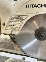 HITACHI 日立工機190mm卓上スライド丸のこ C7FSA 大工道具 ライト不点灯 ブレーキ不良HIKOKI_画像6