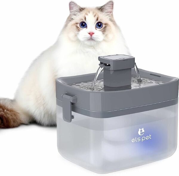 自動給水器 1.5L大容量　猫　水飲み器　コンパクト　静音