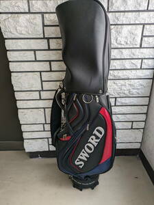 【1494サ】ゴルフクラブ一式　SWORD　speeder589 バッグ・ボール・キャップ付き　カタナ　未使用保管品　
