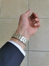カシオの電波ソーラー腕時計　ベルト社外品_画像4