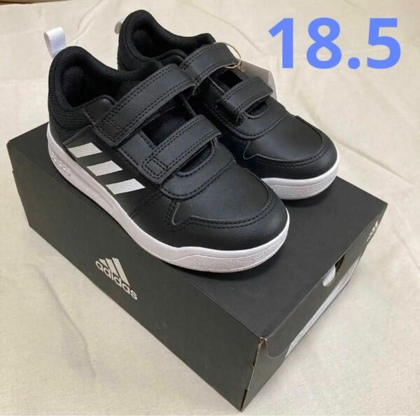 新品☆アディダス adidas スニーカー ブラック 18.5