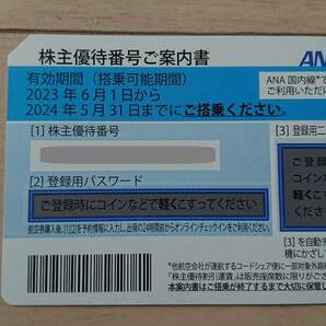 ★ANA 株主優待 有効期限2024年5月31日まで 1枚 全日空★の画像1