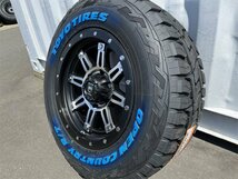 4本セット!! 17インチ 9j+20 6穴 PCD139.7 新品 タイヤホイールセット 265/65R17 TOYO オープンカントリー ハイラックス ランクル プラド_画像6