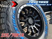 新品 16インチ タイヤホイールセット TOYO OPEN COUNTRY RT 235/70R16 ホワイトレター デリカ D5 RAV4_画像1