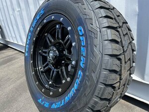 4本セット!! 17インチ 9j+20 6穴 PCD139.7 新品 タイヤホイールセット 265/65R17 TOYO オープンカントリー ハイラックス ランクル プラド