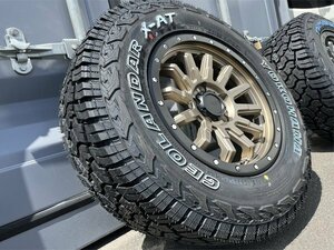 純正車高装着可!! 16インチ 7.5j 235/70R16 デリカ D5 RAV4 CX5 エクストレイル 新品 4本 タイヤホイールセット マッドタイヤ リフトアップ