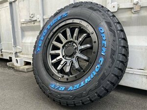 4本セット 16インチ 7.5j 225/70R16 デリカ D5 RAV4 CX5 エクストレイル 新品 タイヤホイールセット TOYO オープンカントリー マッドタイヤ